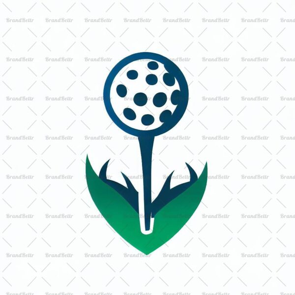 Golftee und Ball
